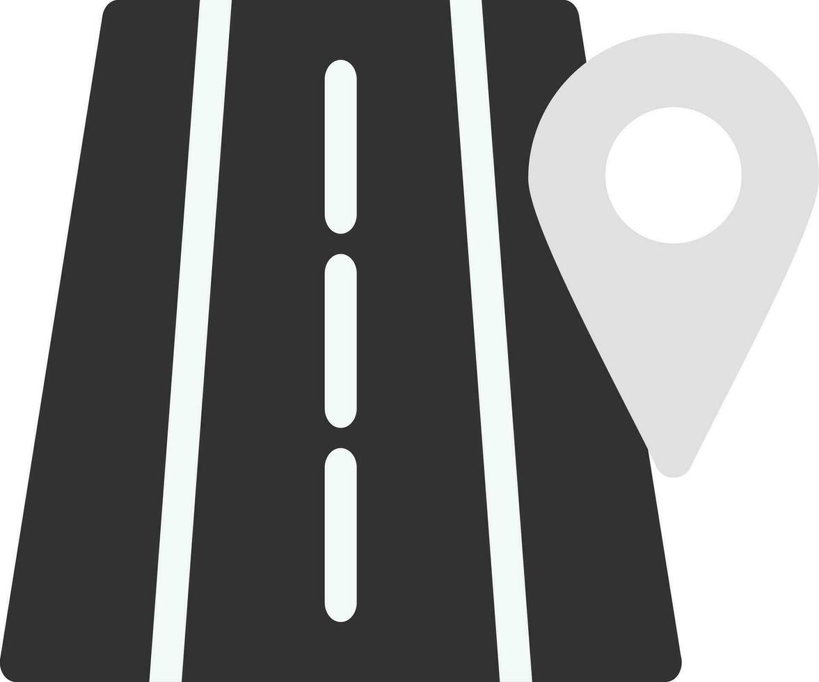 Road Location Creative Icon Design vector