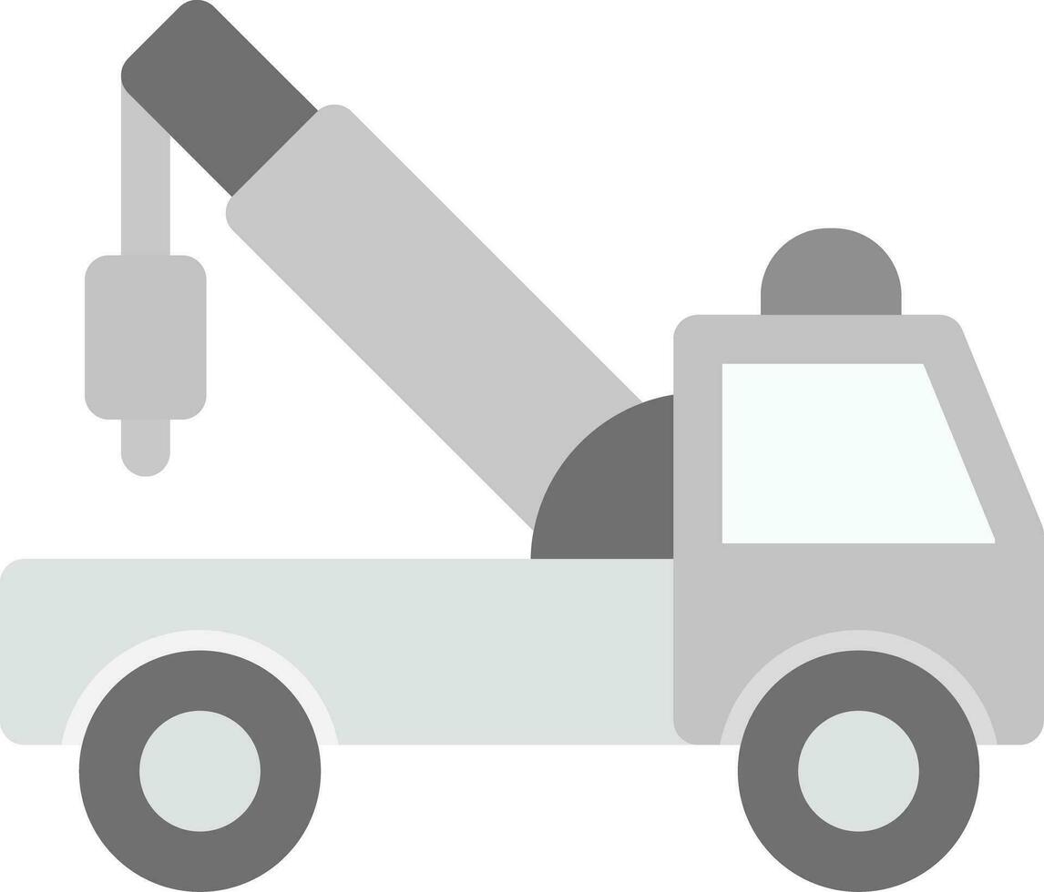 Tow Truck Creative Icon Design vector