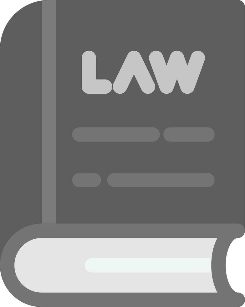 Law Book Creative Icon Design vector