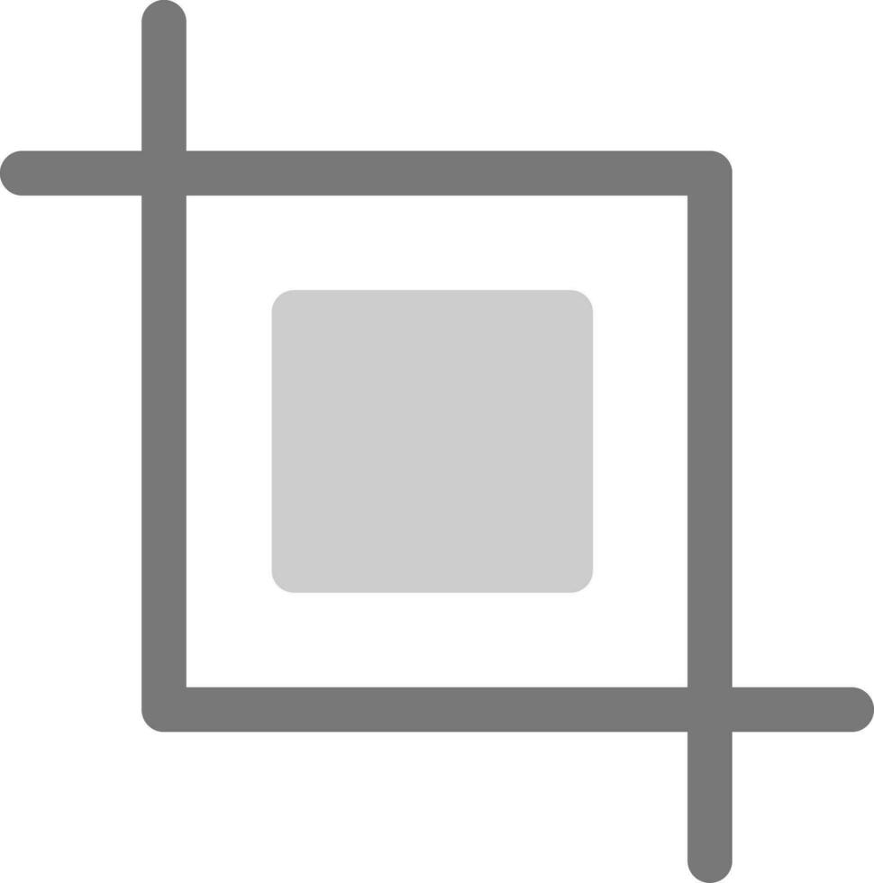 Crop Creative Icon Design vector