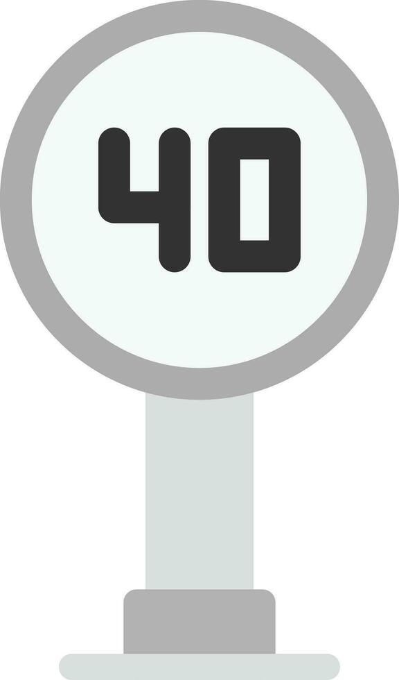 Speed Sign Creative Icon Design vector