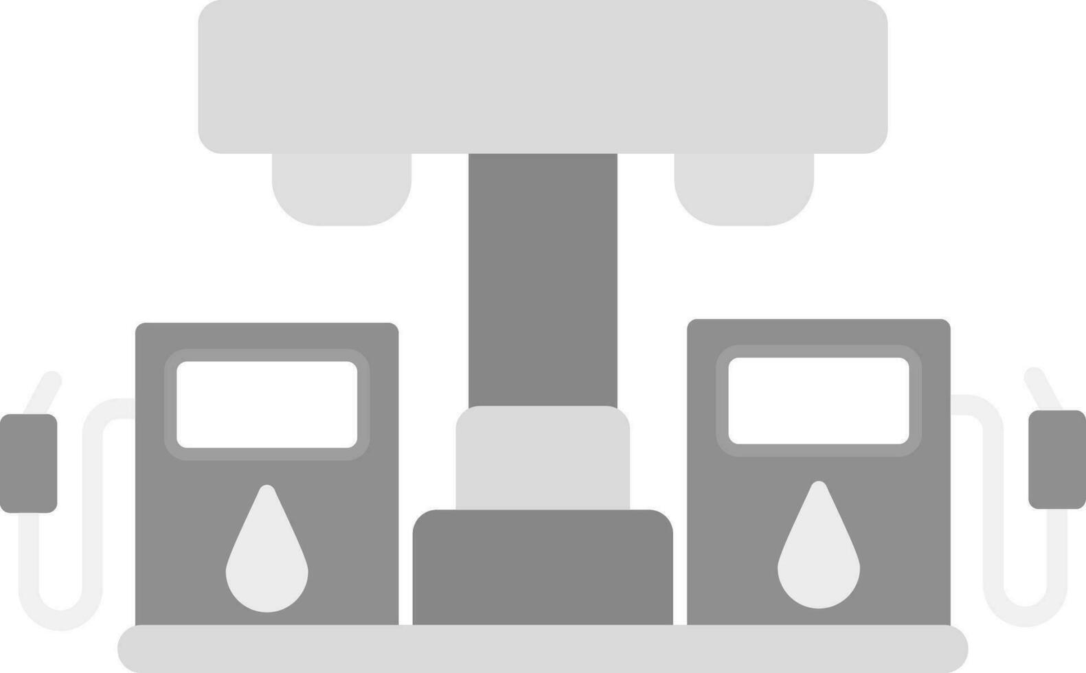 Petrol Station Creative Icon Design vector