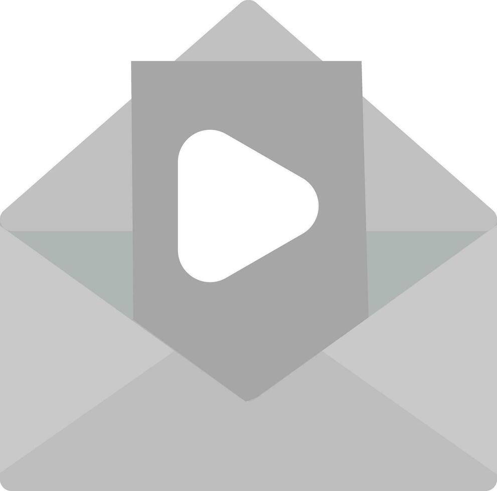 Video Email Creative Icon Design vector