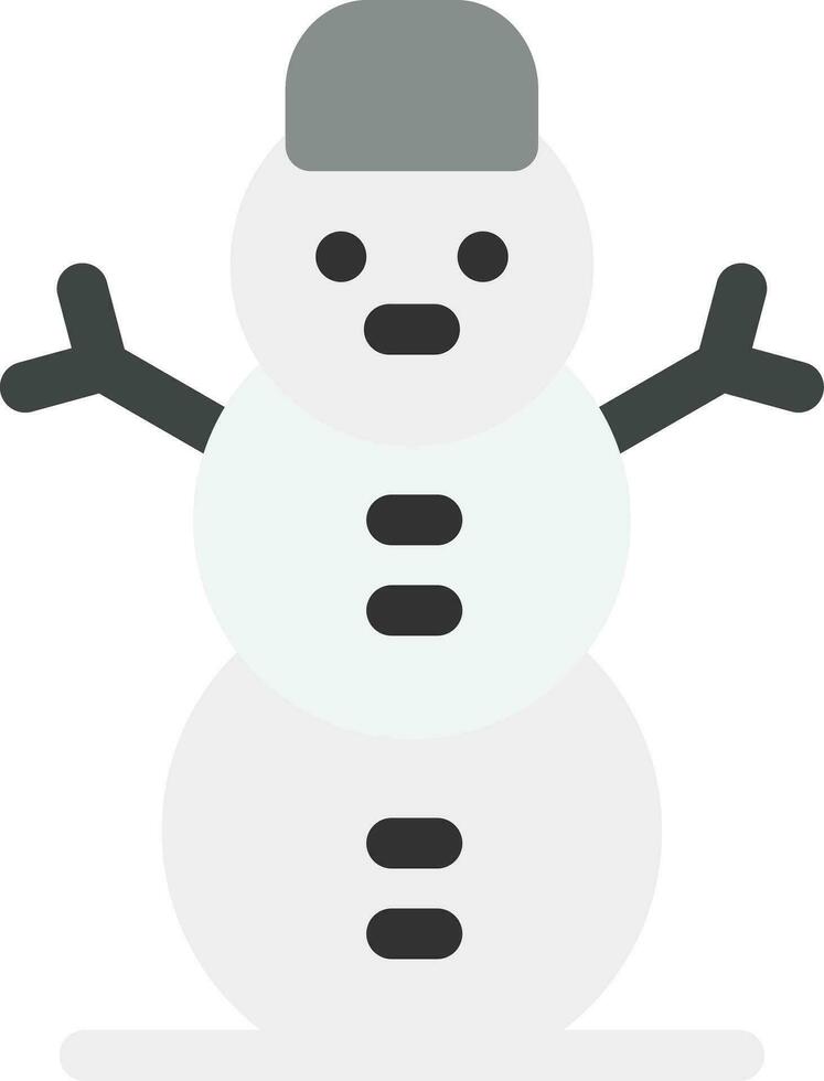 diseño de icono creativo de muñeco de nieve vector