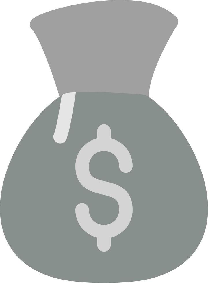 diseño de icono creativo de bolsa de dinero vector