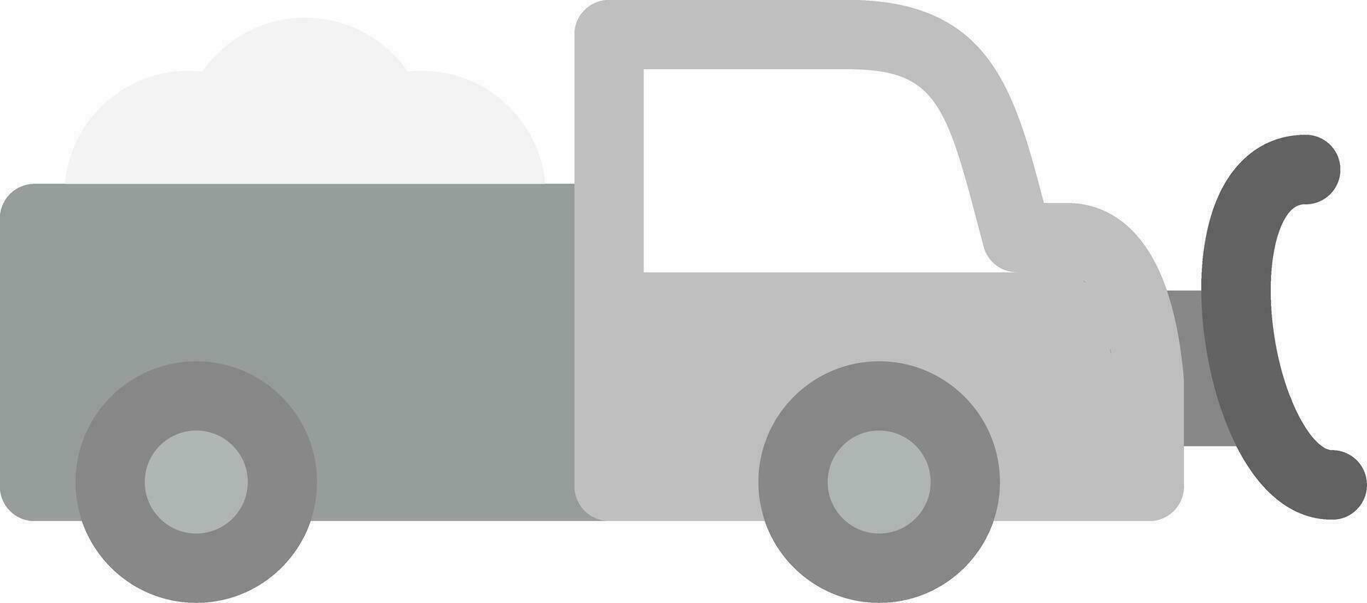 Snowplow Creative Icon Design vector