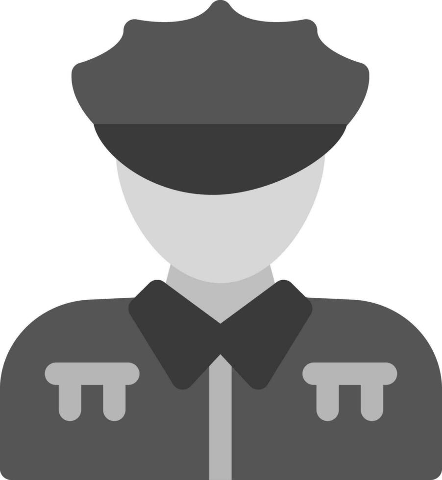 diseño de icono creativo de hombre policía vector