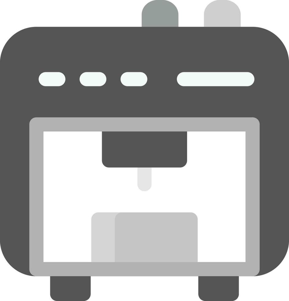 3D Printer Creative Icon Design vector