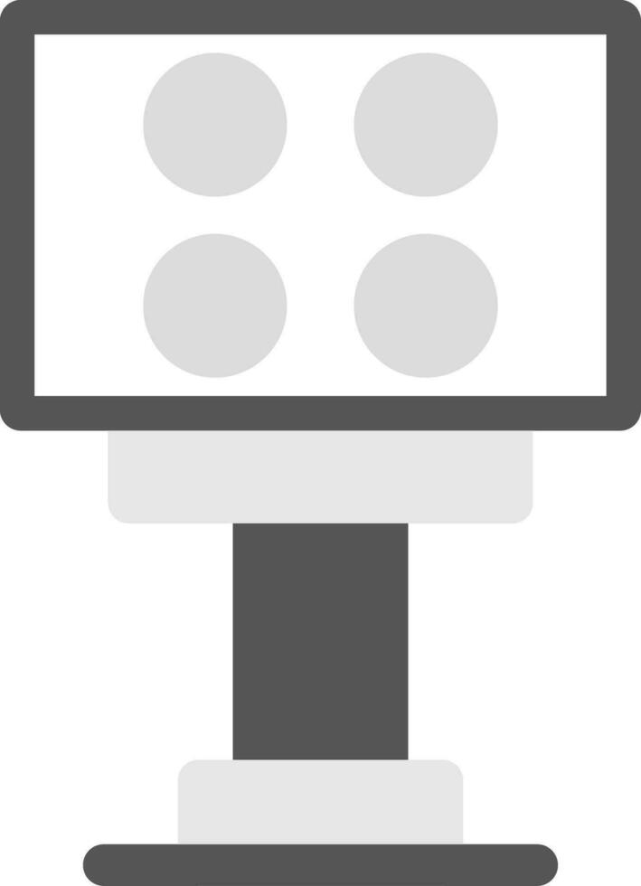 Stadium Light Creative Icon Design vector