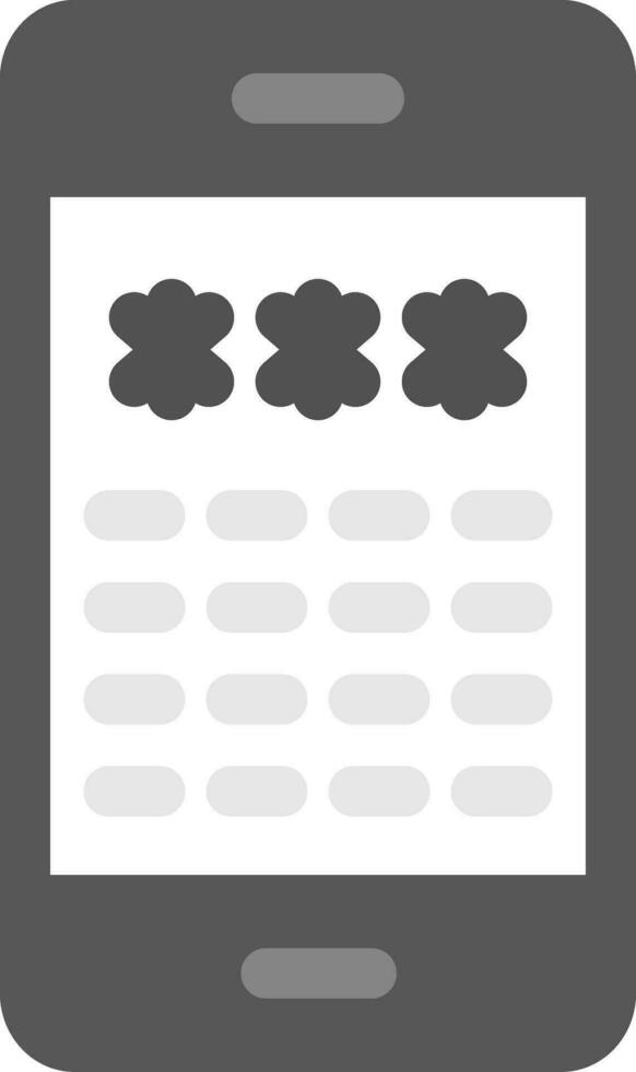 Pin Code Creative Icon Design vector