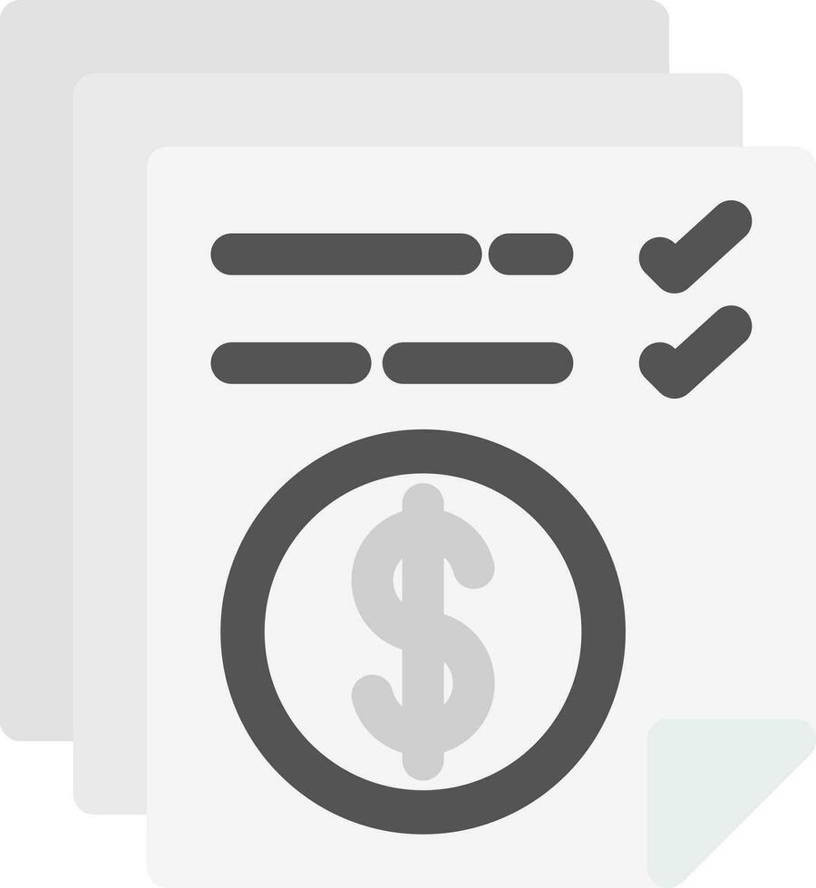 Bill Creative Icon Design vector