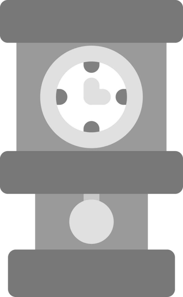 Grandfather Clock Creative Icon Design vector