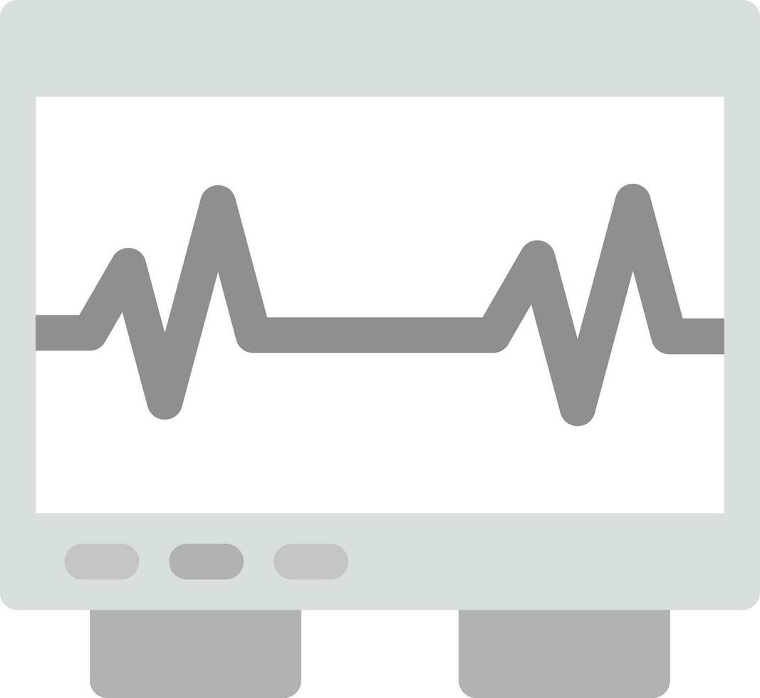 Electrocardiogram Creative Icon Design vector