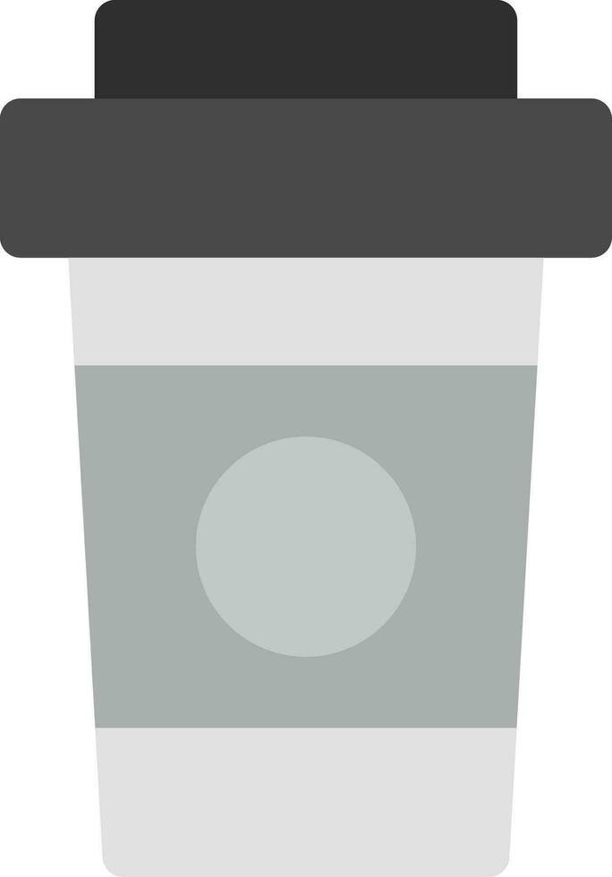 Paper Cup Creative Icon Design vector