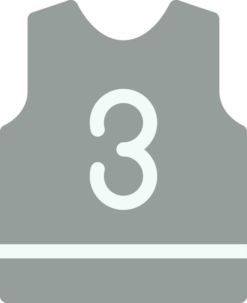 Basketball Jersey Creative Icon Design vector