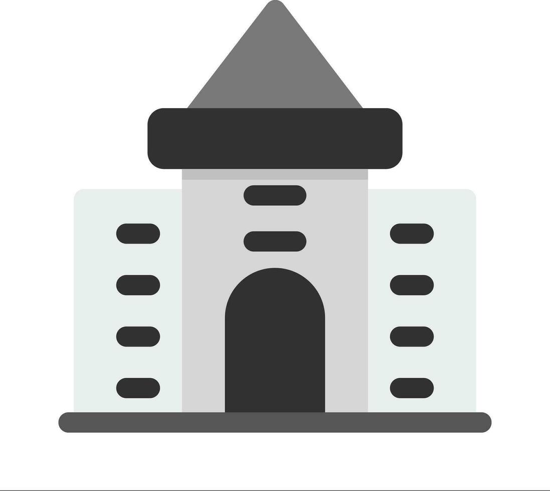 diseño de icono creativo de castillo vector