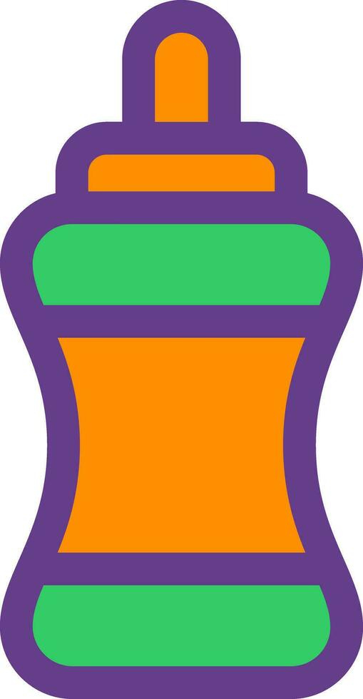Water Bottle Creative Icon Design vector