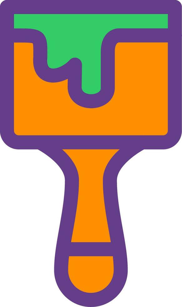 Paint Brush Creative Icon Design vector