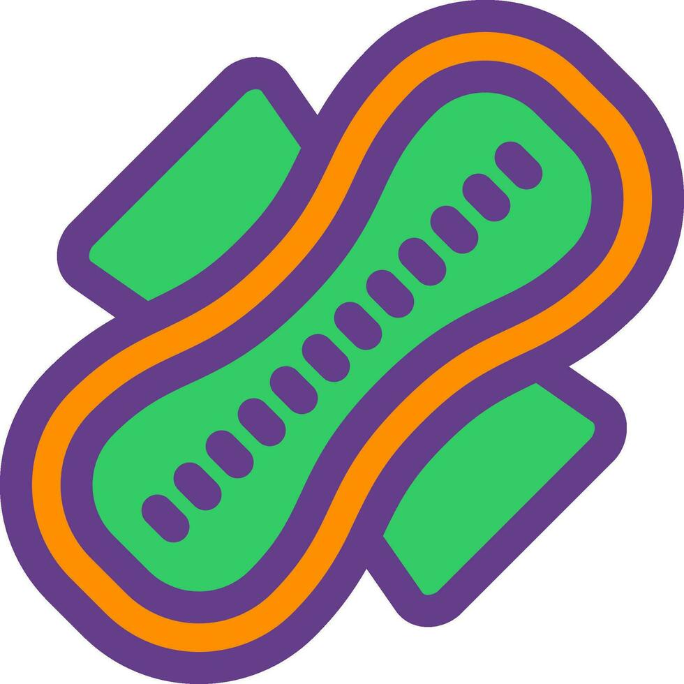 Sanitary Napkin Creative Icon Design vector