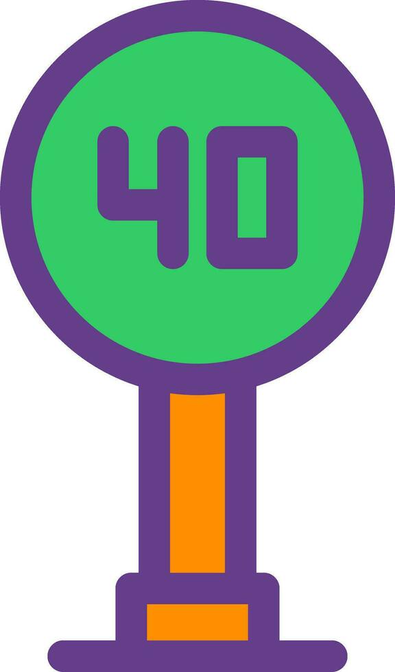 Speed Sign Creative Icon Design vector