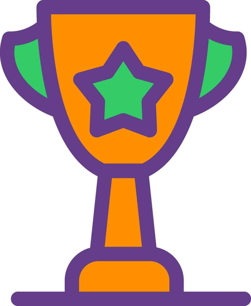 Trophy Creative Icon Design vector