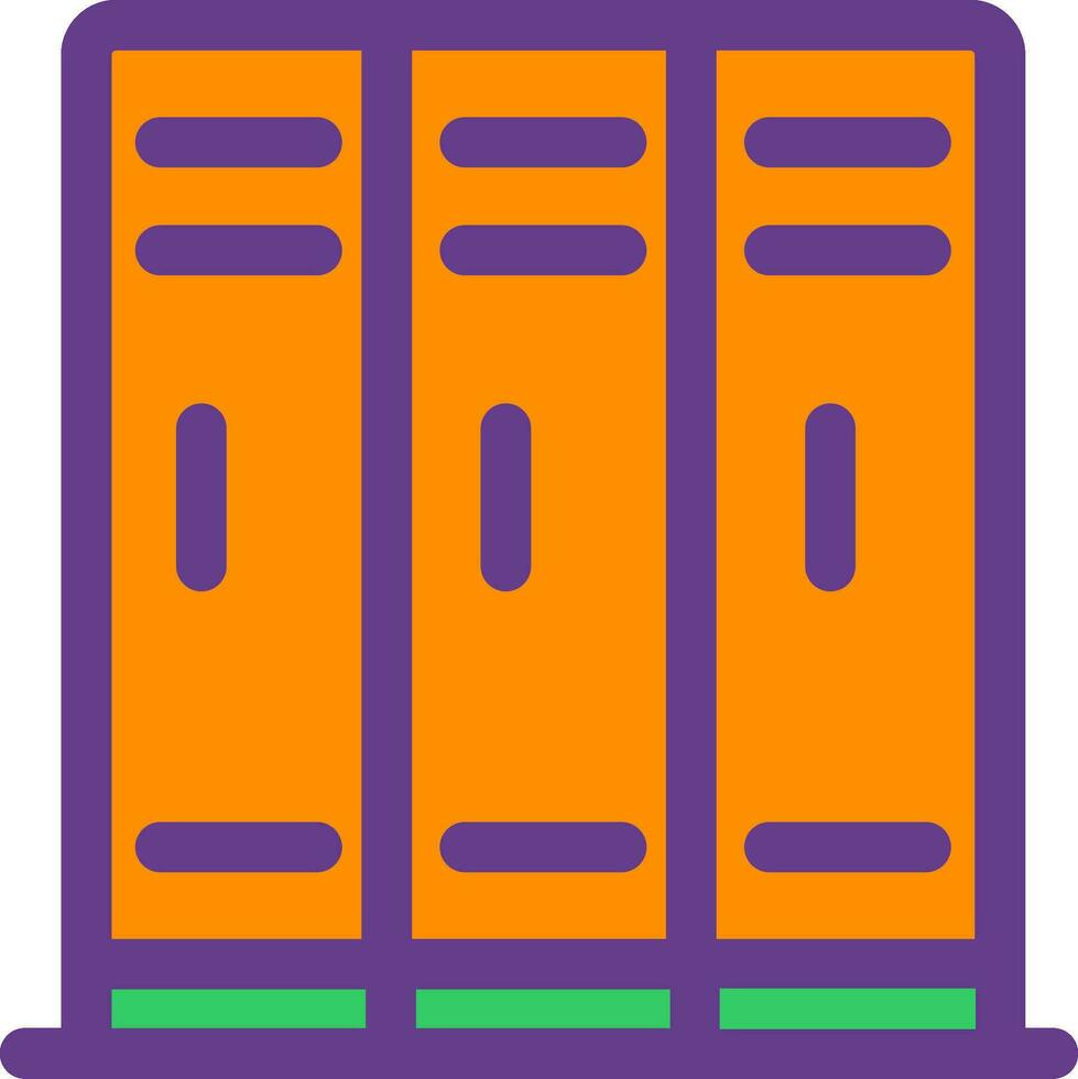 Lockers Creative Icon Design vector