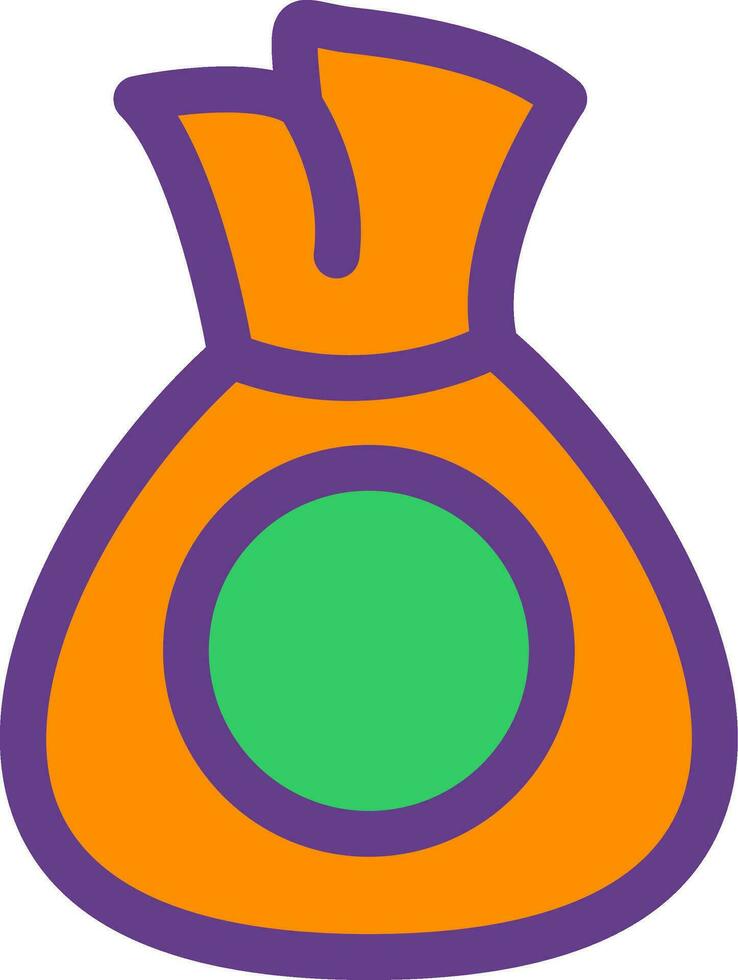 Money Bag Creative Icon Design vector