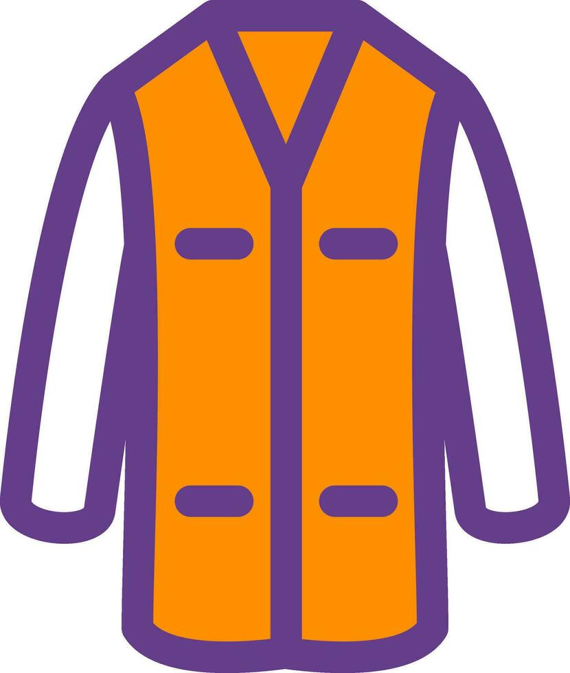 Lab Coat Creative Icon Design vector
