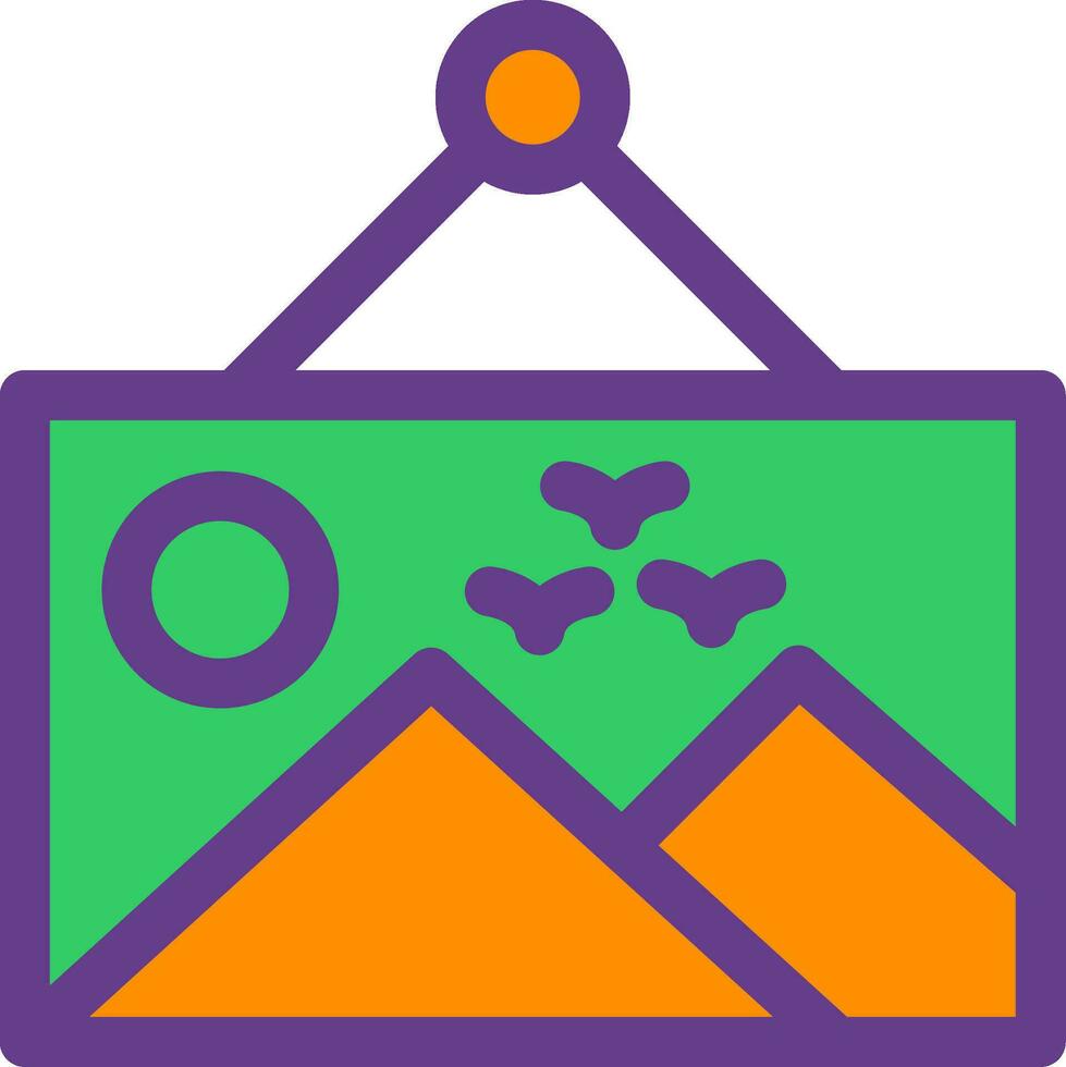 Photo Frame Creative Icon Design vector