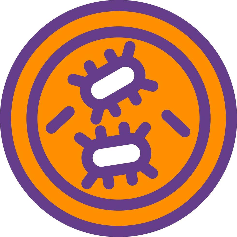 Petri Dish Creative Icon Design vector