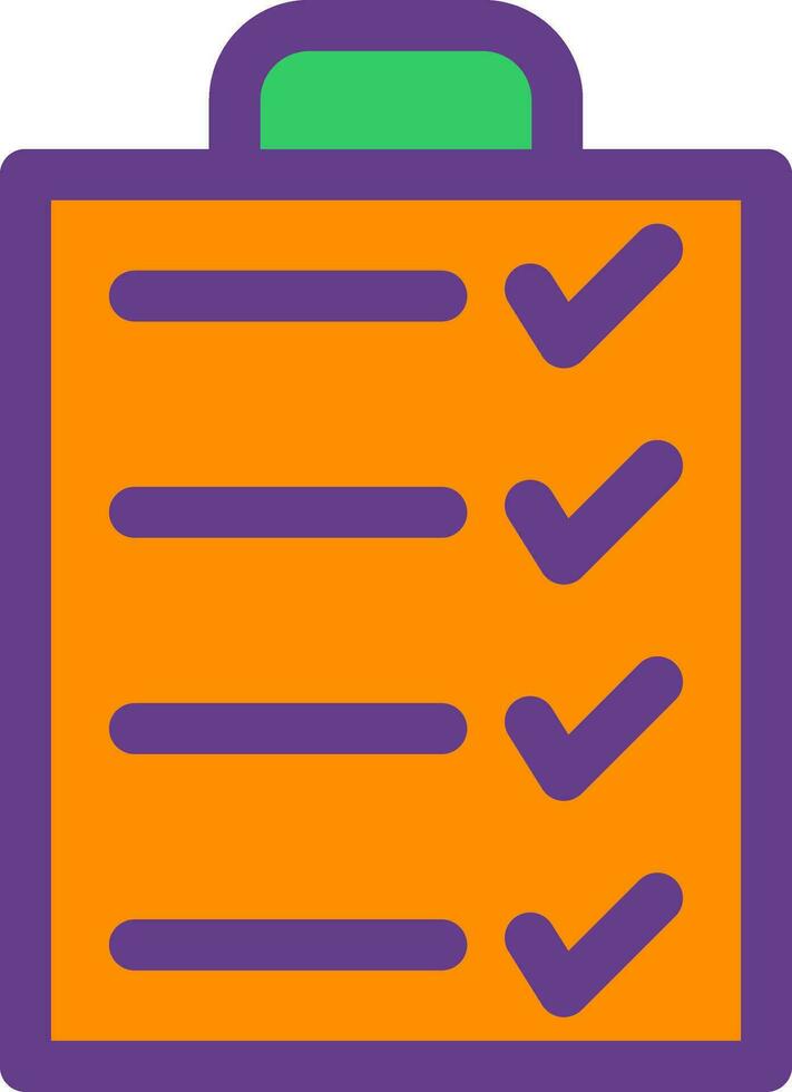 Checklist Creative Icon Design vector