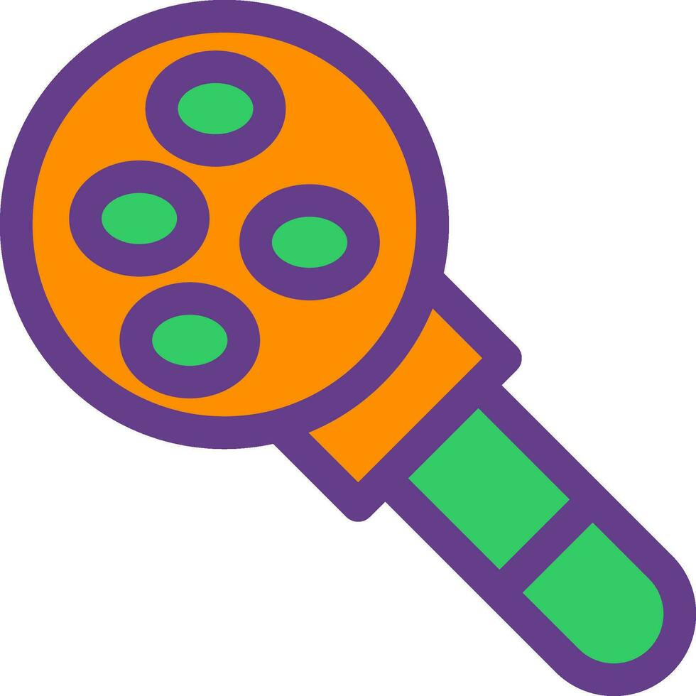 Magnifying Glass Creative Icon Design vector