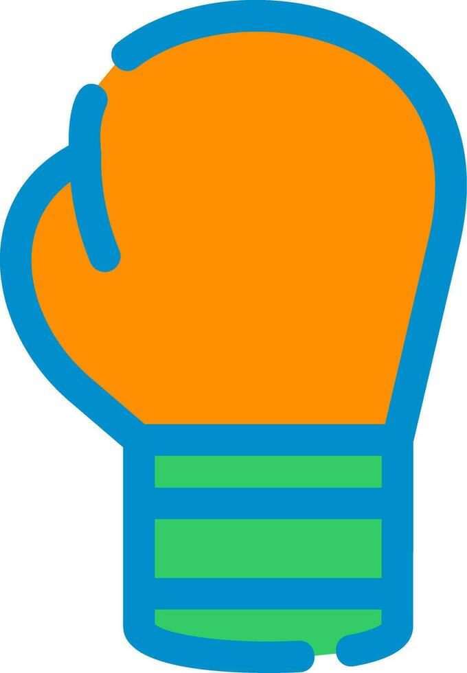 Boxing Glove Creative Icon Design vector