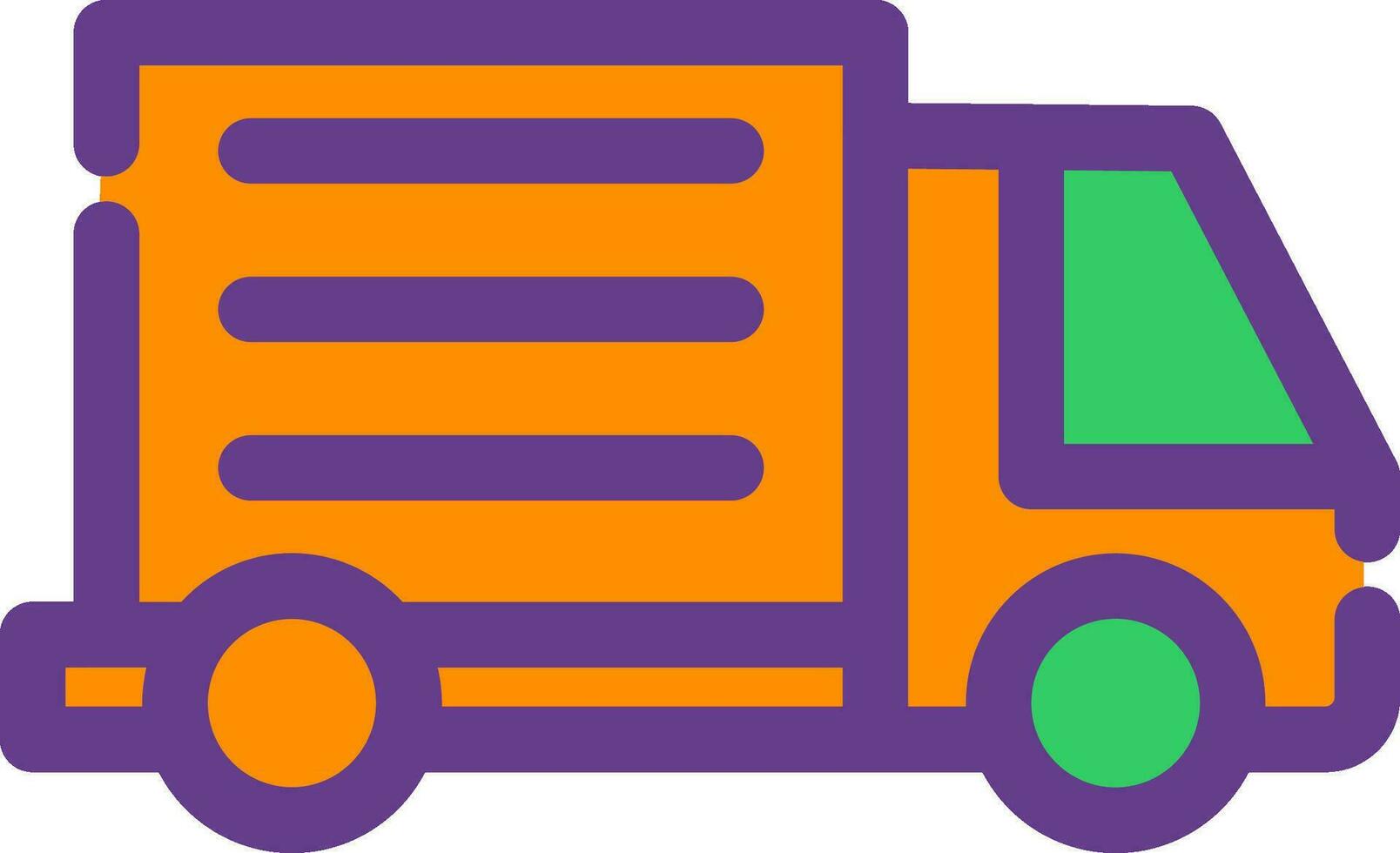 Delivery Truck Creative Icon Design vector