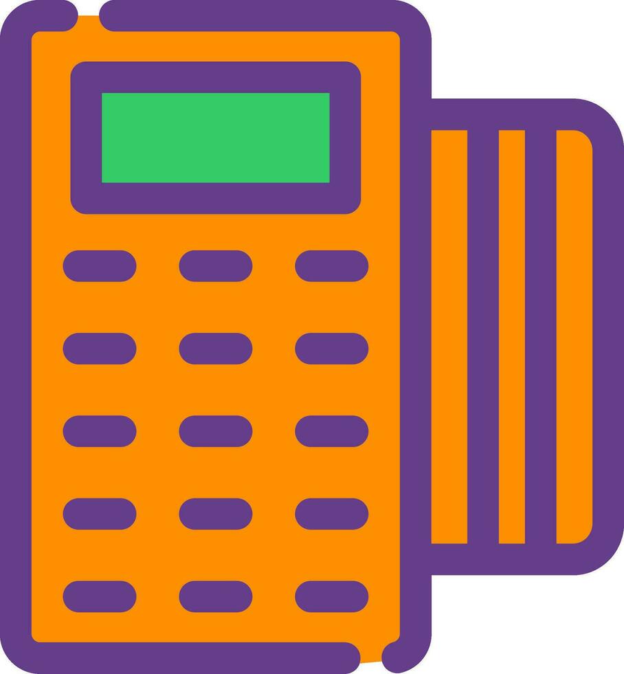 Pos Terminal Creative Icon Design vector