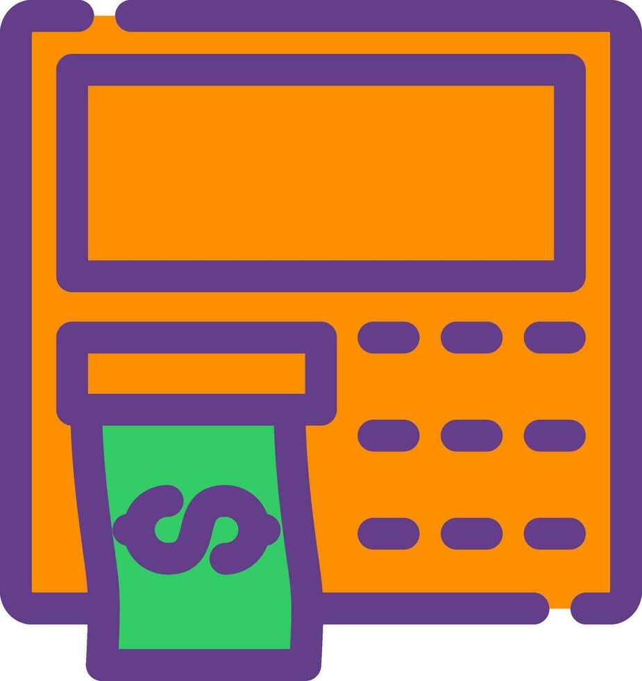 Atm Creative Icon Design vector
