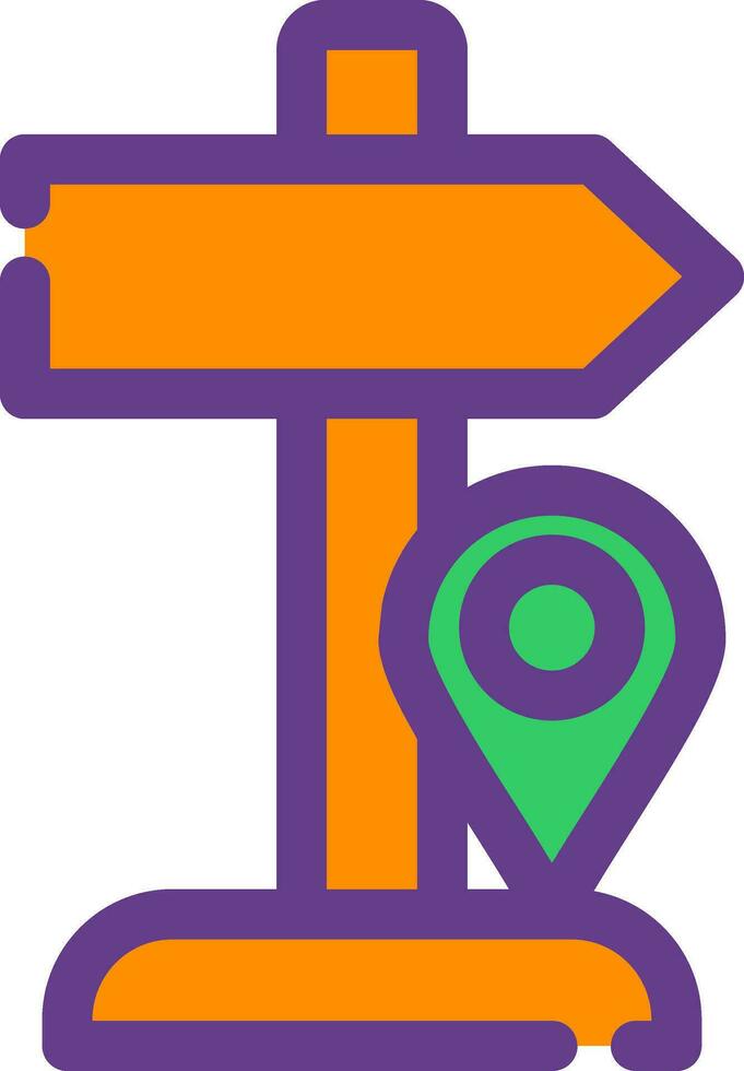 Direction Creative Icon Design vector