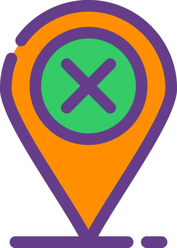Wrong Creative Icon Design vector