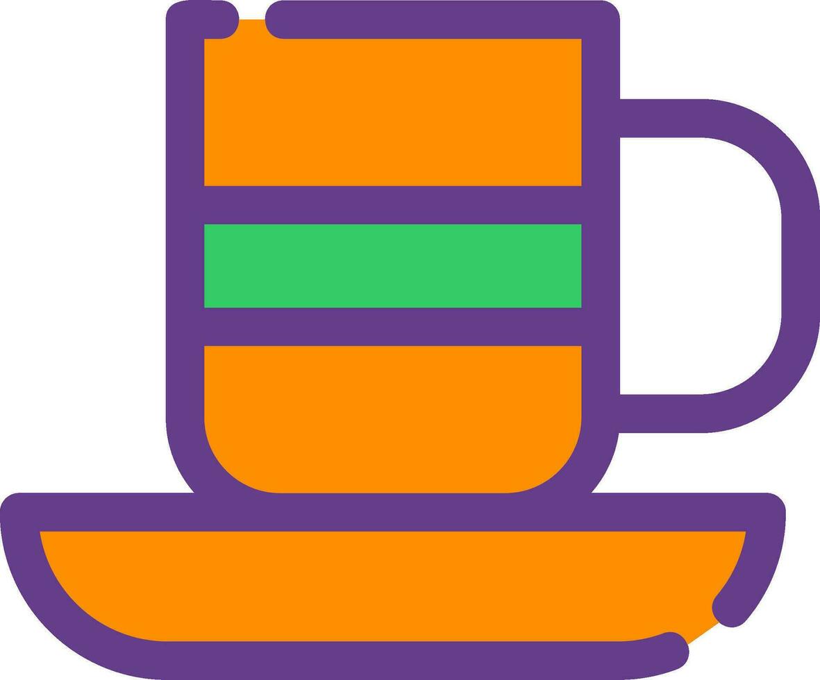 Tea Cup Creative Icon Design vector