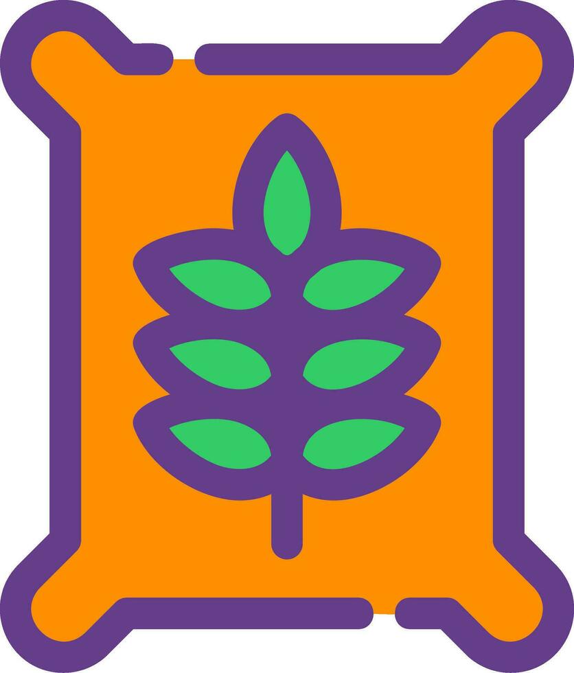 Seed Bag Creative Icon Design vector