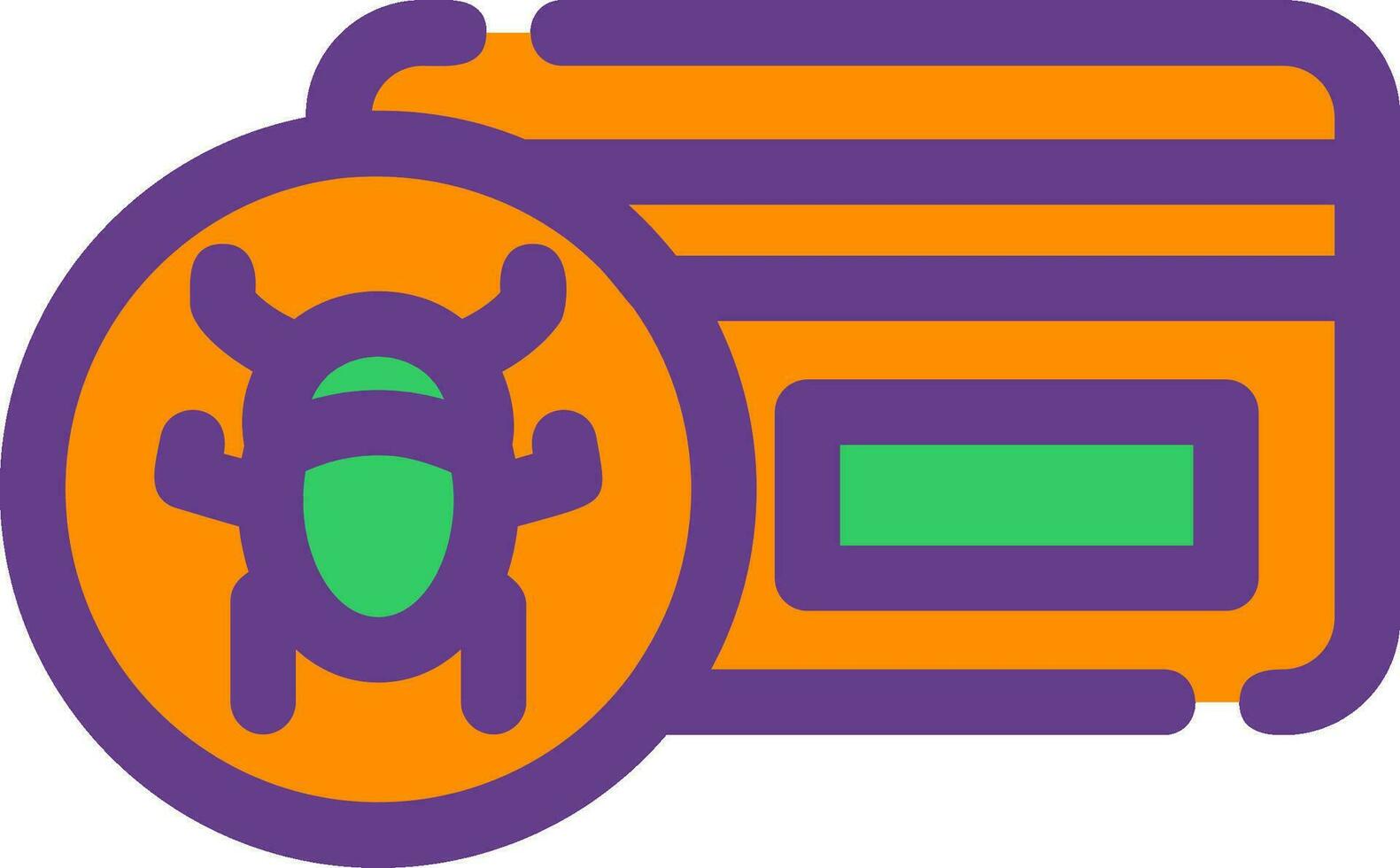 Bug Creative Icon Design vector