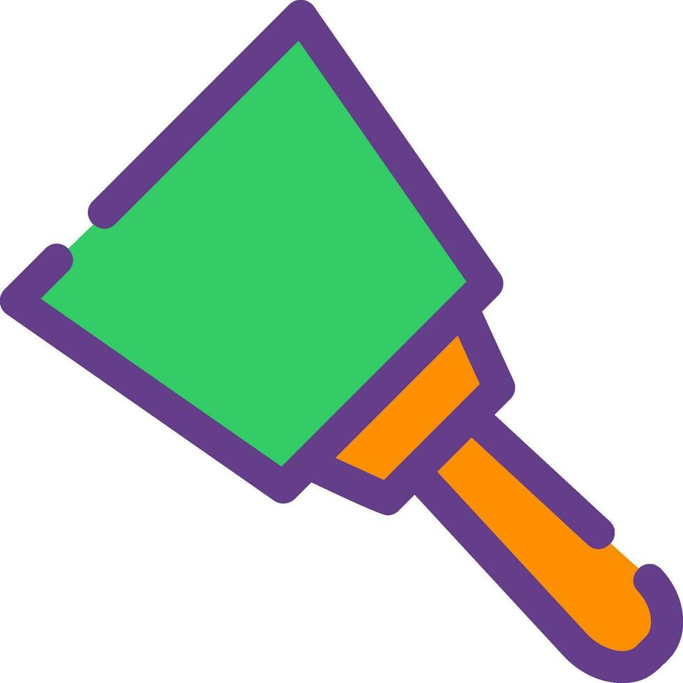 Paint Scraper Creative Icon Design vector