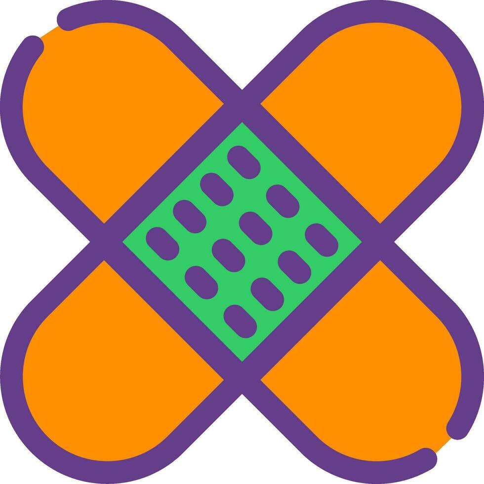 Band Aid Creative Icon Design vector