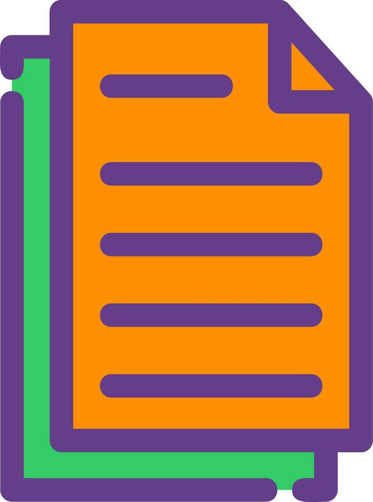 Papers Creative Icon Design vector