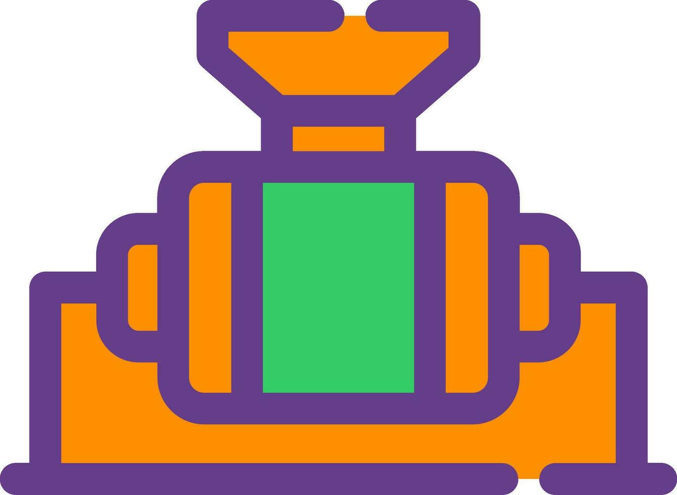Crusher Creative Icon Design vector