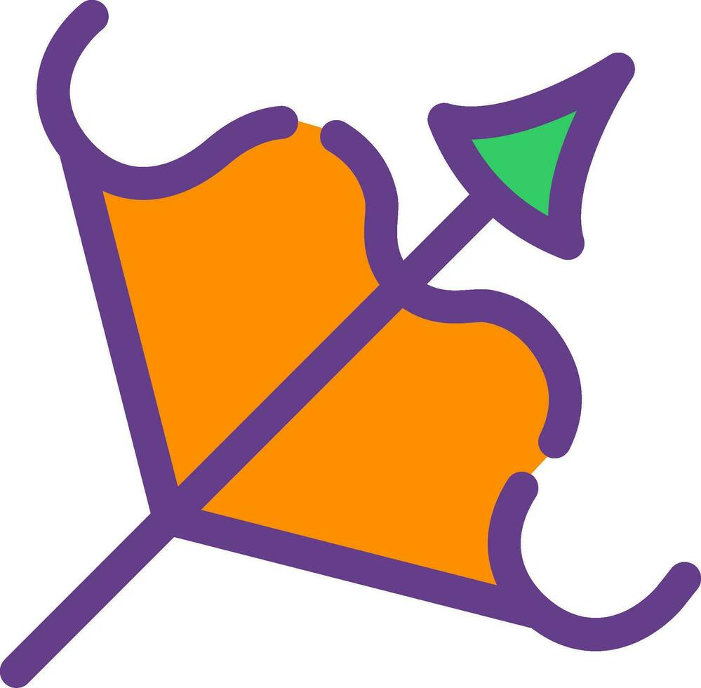 Arrow Bow Creative Icon Design vector