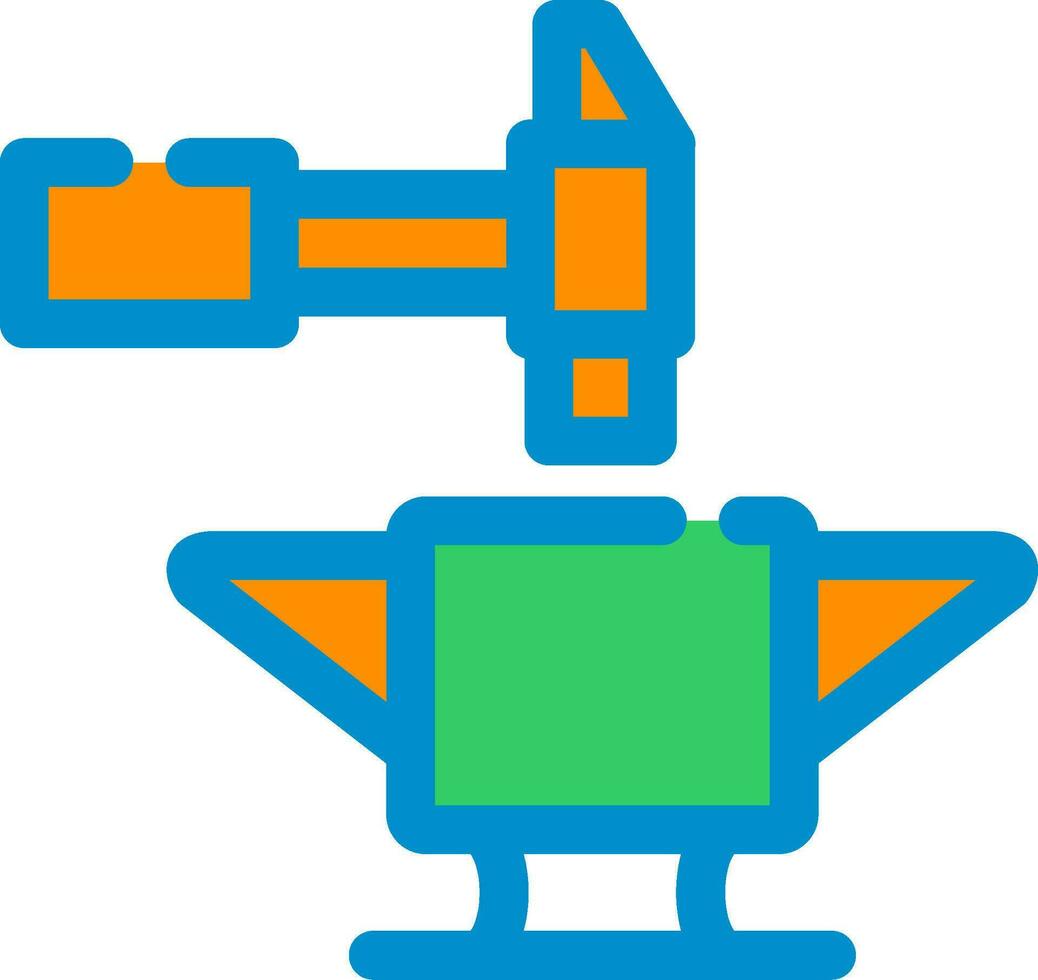 Anvil Creative Icon Design vector