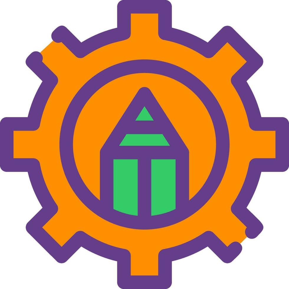 Gear Creative Icon Design vector
