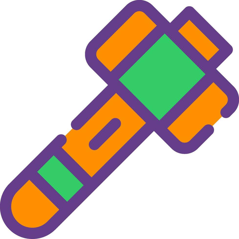 Hammer Creative Icon Design vector