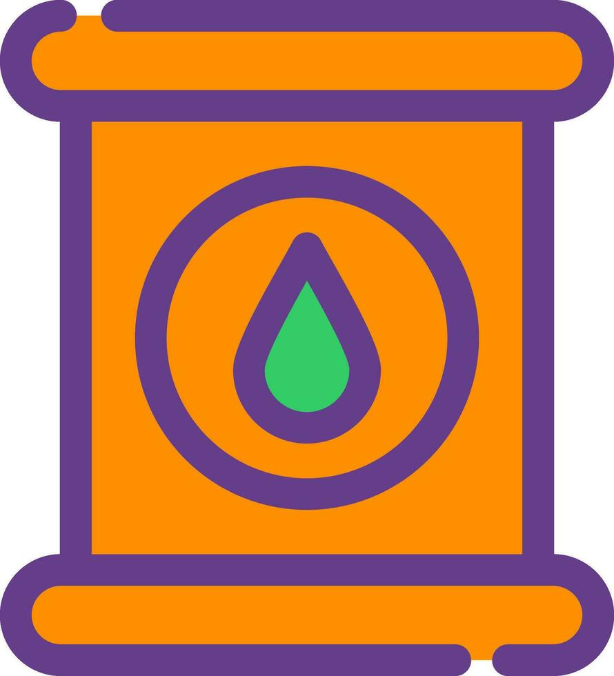 Waste Oil Creative Icon Design vector